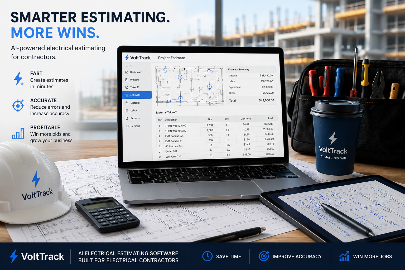 How Electrical Contractors Can Reduce Estimating Time and Win More Bids
